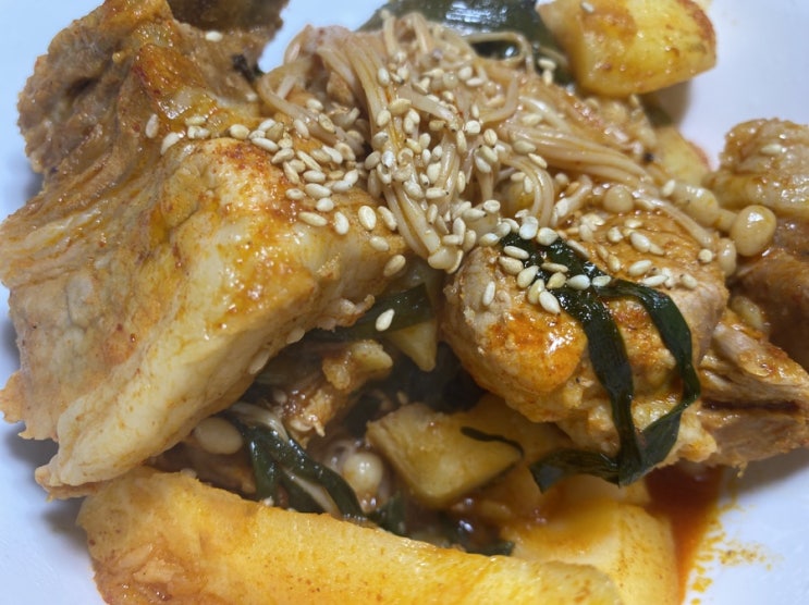  자르고 졸이기만 하면 되는 매운 갈비찜 만들기 / 요리고자도 가능