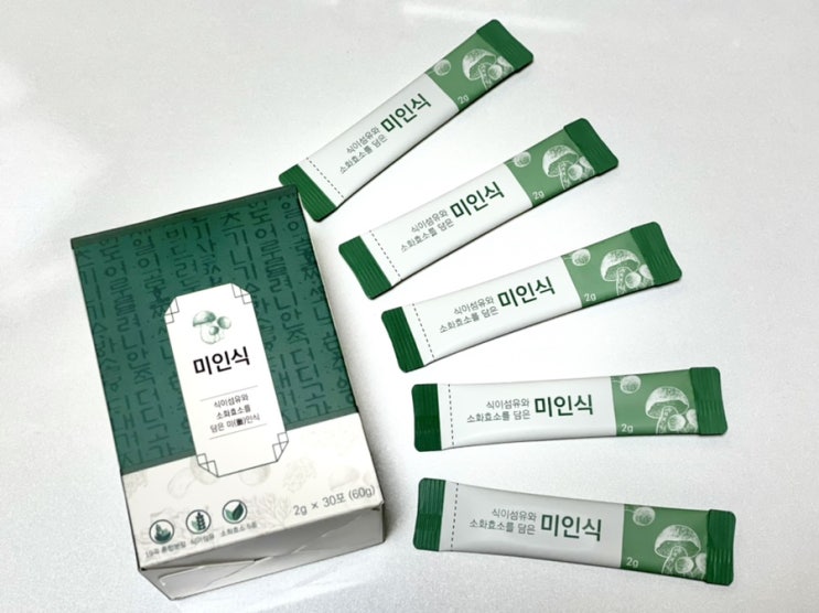  식이섬유와 소화효소를 담은 헬썸 '미인식'