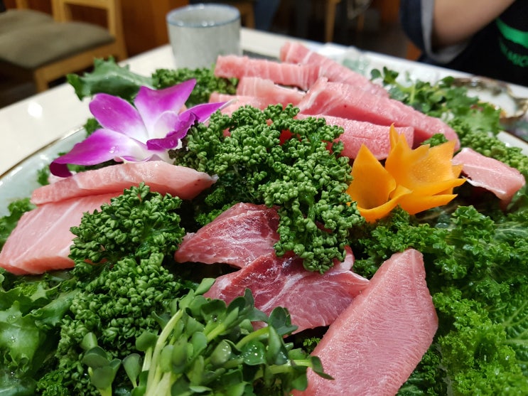  초밥을 먹으러 왔다가 참치 정식을 대접받았다! 사조회참치 삼성점