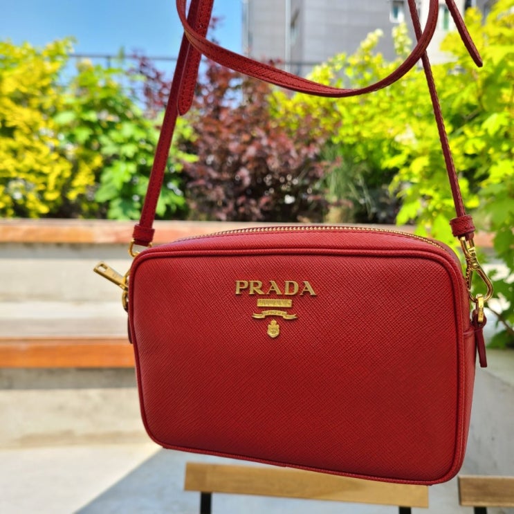  [PRADA] 프라다 사피아노 미니 크로스백 레드(1BH036)