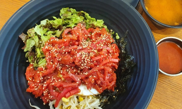  부평 혼밥, 육회비빔밥이 맛있는 화평식당
