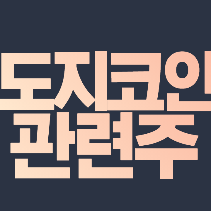  도지코인 관련주 핵심 종목 총 정리 대장주까지