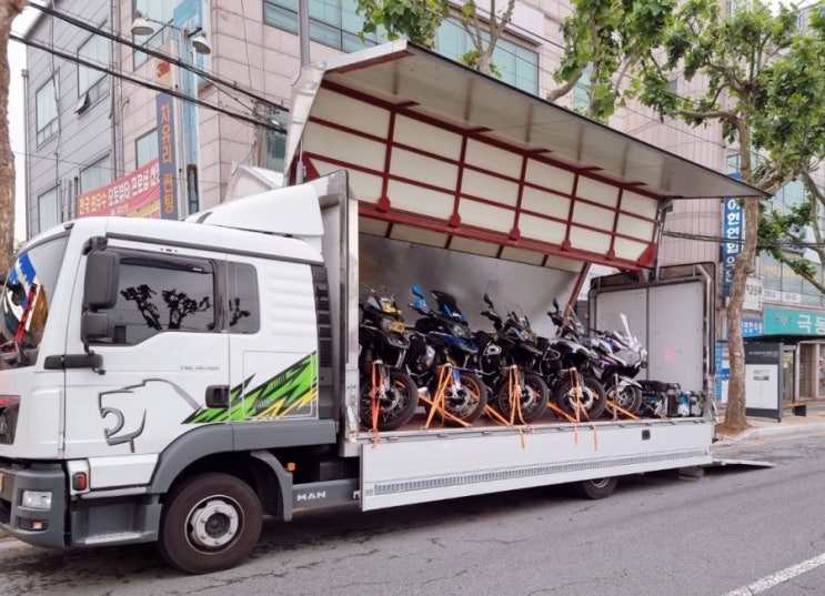  제주도 바이크투어 바이크운송(대구->삼천포신항)삼천포 여객터미널