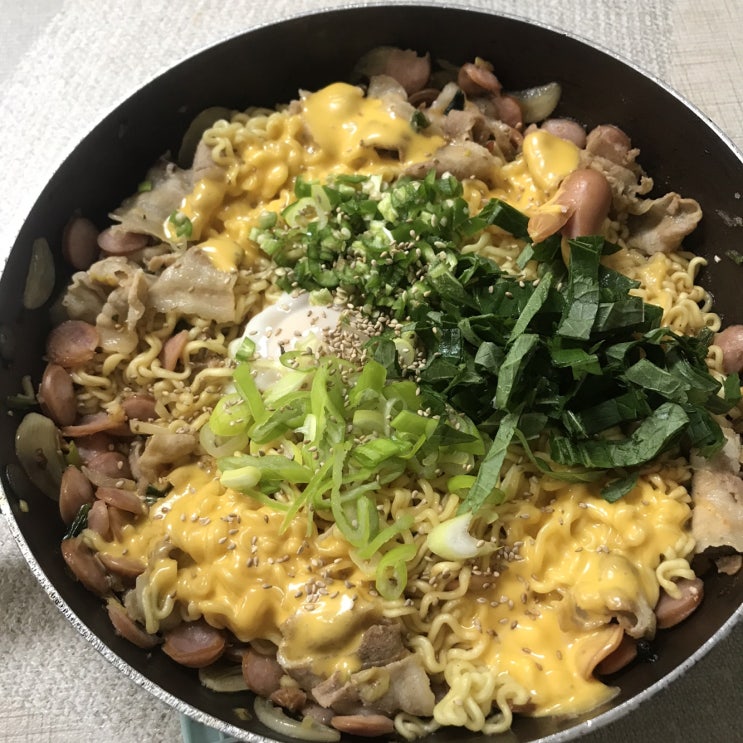  [내 맘대로 야매요리 만들기] 쿠지라이식 라면 만들기!