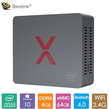 인지도 있는 [해외] 기존 BEELINK BT3X OFFICE 미니 PC 인텔 셀러론 J3355 WINDOWS 10 미니 컴퓨터 4 GB LPDDR4 64 GB EMMC BT4.0