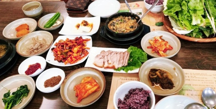  담양 보자기 곰보배추 우렁 쌈밥 한정식 밥집 맛집 추천