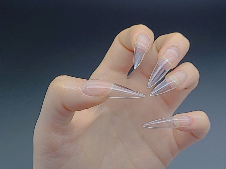  네일팁 연장 말캉 말랑팁으로 화사손톱 셀프 만들기