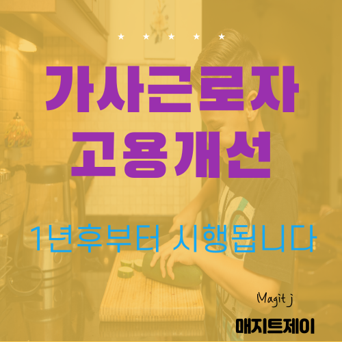  가사근로자 고용개선 보장 법률제정 _ 가사도우미도 4대보험 적용된다.