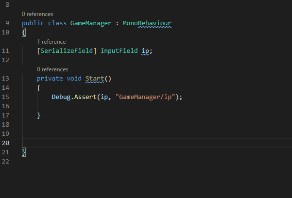  유니티(Unity) - Debug.Assert()