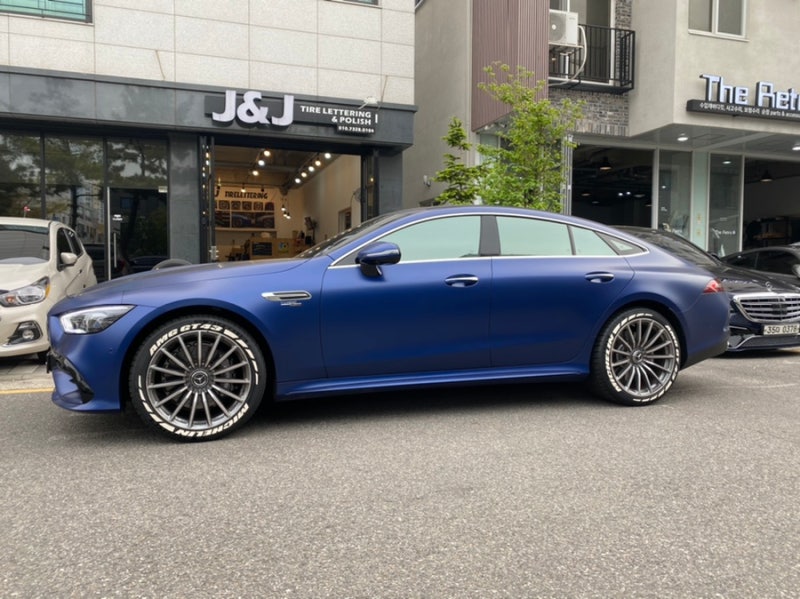 인천 서구 / 휠튜닝 / 휠 레터링 / 벤츠 / AMG GT
