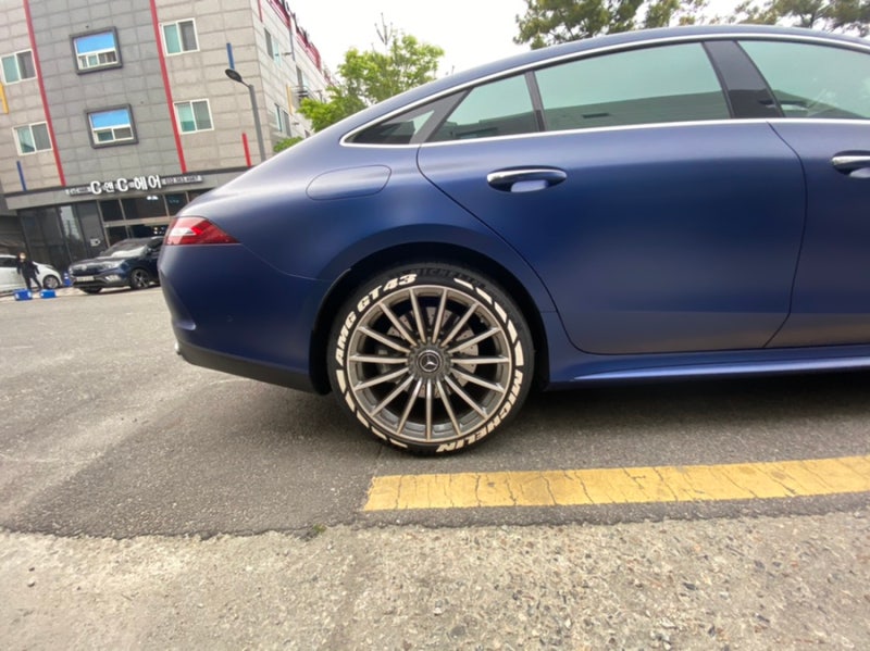 인천 서구 / 휠튜닝 / 휠 레터링 / 벤츠 / AMG GT