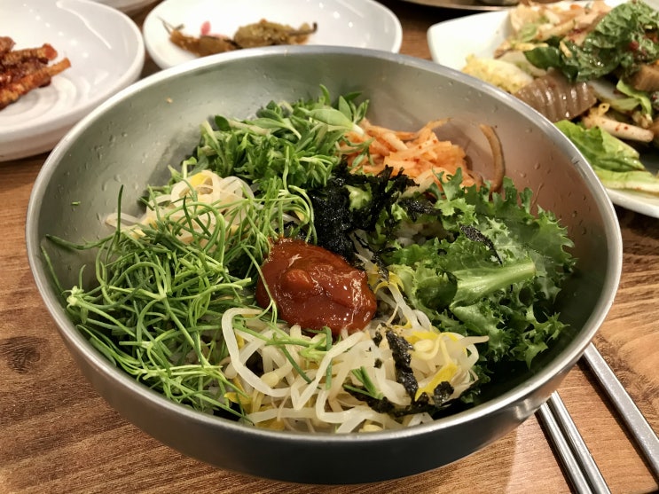 아산배방맛집 청국장보리밥정식 옛날 나 어릴적 꽁당보리밥
