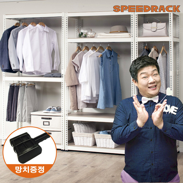 의외로 인기있는 스피드랙, I-800X400X2100 4단 (옷걸이봉1개) 블랙 좋아요 의외로 인기있는 스피드랙, I-800X400X2100 4단 (옷걸이봉1개) 블랙 좋아요