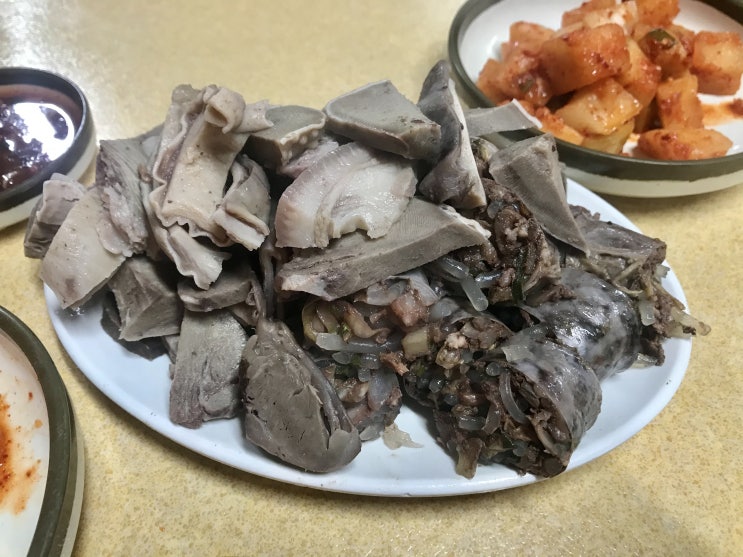 성환이화시장 장날에 먹었던 맛있는 순대국밥 두번째집 / 천안식후감