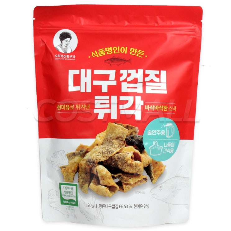 후기가 정말 좋은 오희숙 전통 부각 대구 껍질 튀각 180g 반찬 안주스낵 코스트코, 1개 추천해요 후기가 정말 좋은 오희숙 전통 부각 대구 껍질 튀각 180g 반찬 안주스낵 코스트코, 1개 추천해요