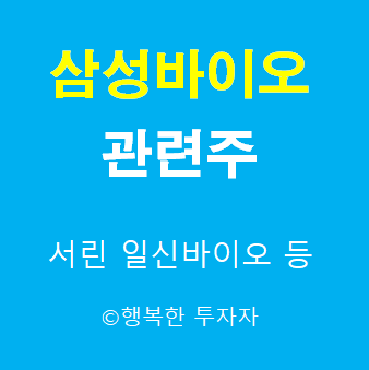  삼성바이오로직스 관련주-모더나 위탁생산 테마주-모더나백신 유통관련주