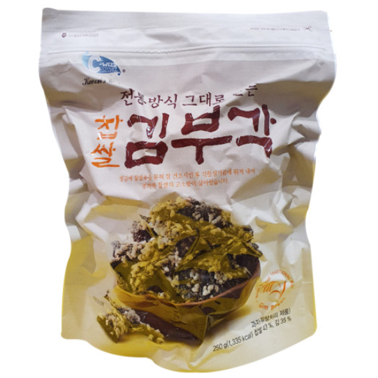 선호도 높은 C-WEED 더 커진 코스트코 찹쌀 김부각 250g 중량변경, 1개 ···