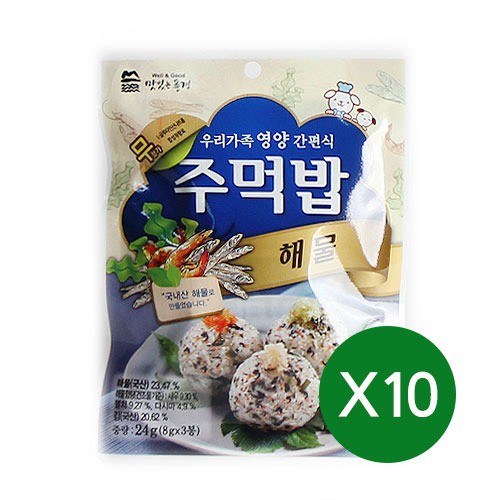 최근 많이 팔린 [맛있는풍경] 주먹밥 해물 24g x 10봉, 없음, 상세설명 참조 추천합니다