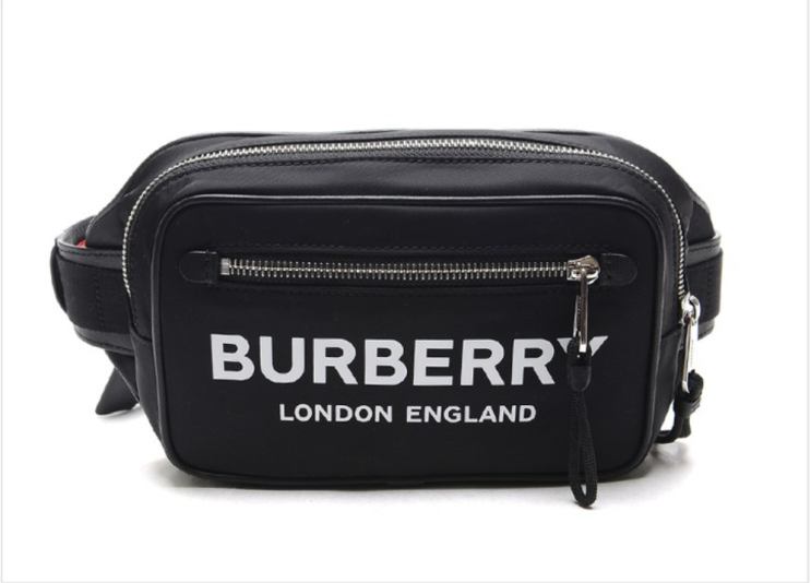 [Burberry] 버버리 20FW 남성 로고 ECONYL 힙색 벨트백 8021089BLACK20F
