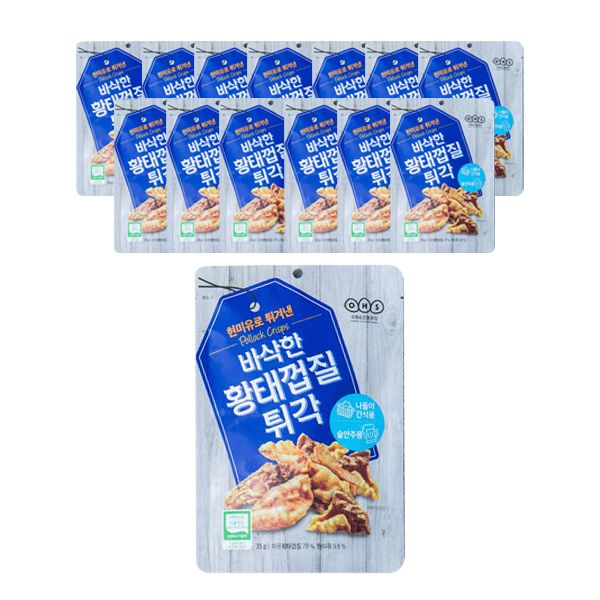최근 인기있는 오희숙전통부각 바삭한 황태껍질튀각, 35g, 15개 좋아요 최근 인기있는 오희숙전통부각 바삭한 황태껍질튀각, 35g, 15개 좋아요