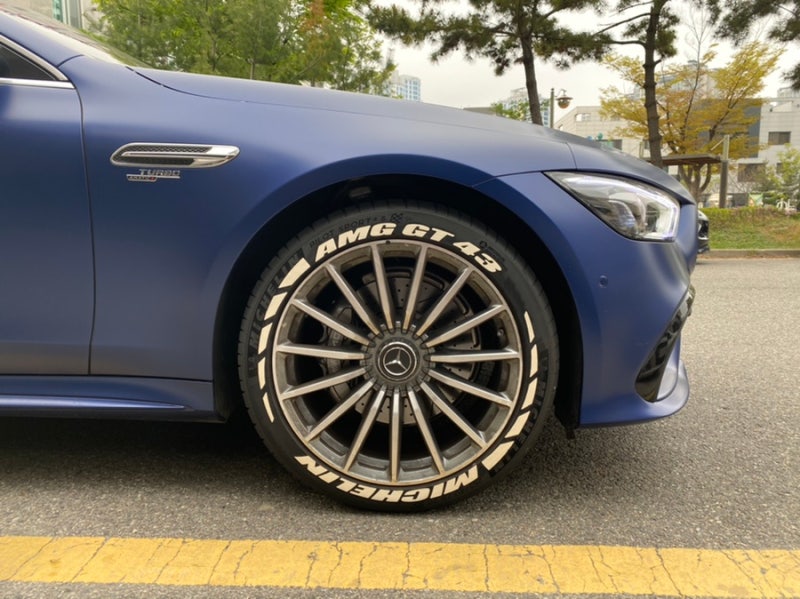인천 서구 / 휠튜닝 / 휠 레터링 / 벤츠 / AMG GT
