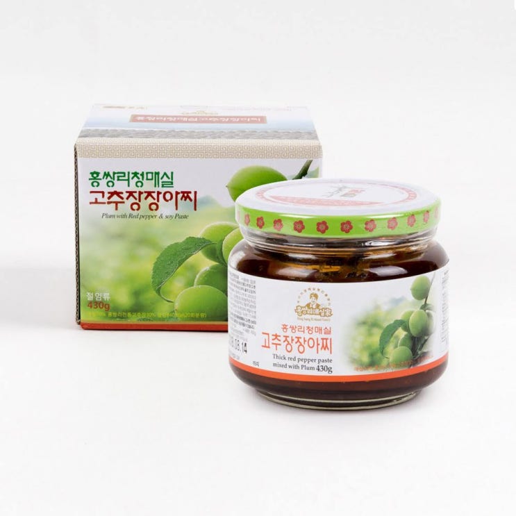 인기 많은 홍쌍리 청매실농원 유기농매실 고추장장아찌 430g, 1병 ··· 인기 많은 홍쌍리 청매실농원 유기농매실 고추장장아찌 430g, 1병 ···