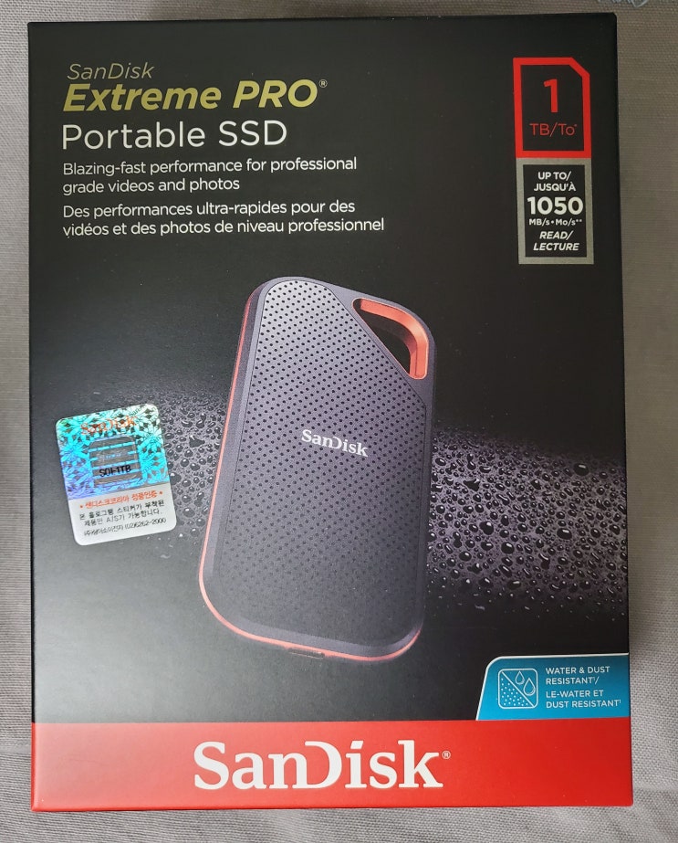 [USB/SSD] SanDisk Extreme Pro Portable SSD 1TB 「E80」