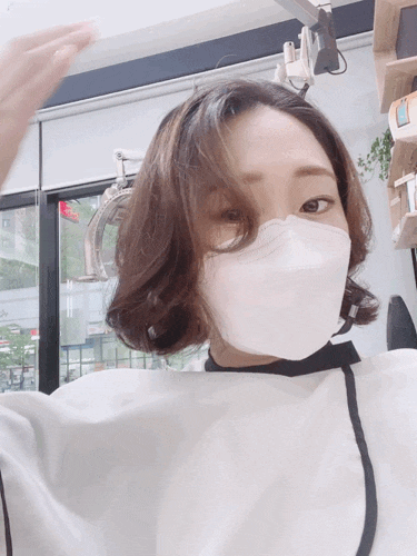  청주 비하동 미용실 공간헤어 힐링점 크리닉 하니 머리가 부들부들~