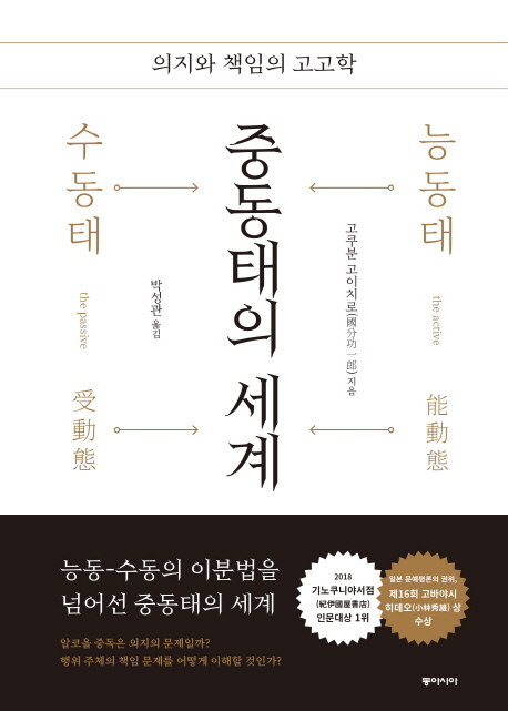  고쿠분 고이치로(國分功一郎), 『중동태의 세계(中動態の世界：意志と責任の考古学)』 (동아시아)