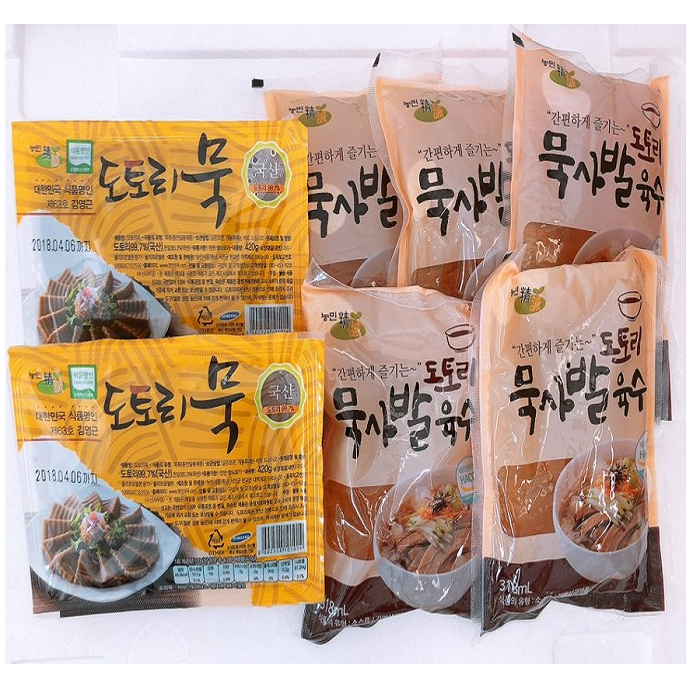 핵가성비 좋은 농민식품 김영근이만든 도토리묵사발SET, 420g, 2개 추천합니다