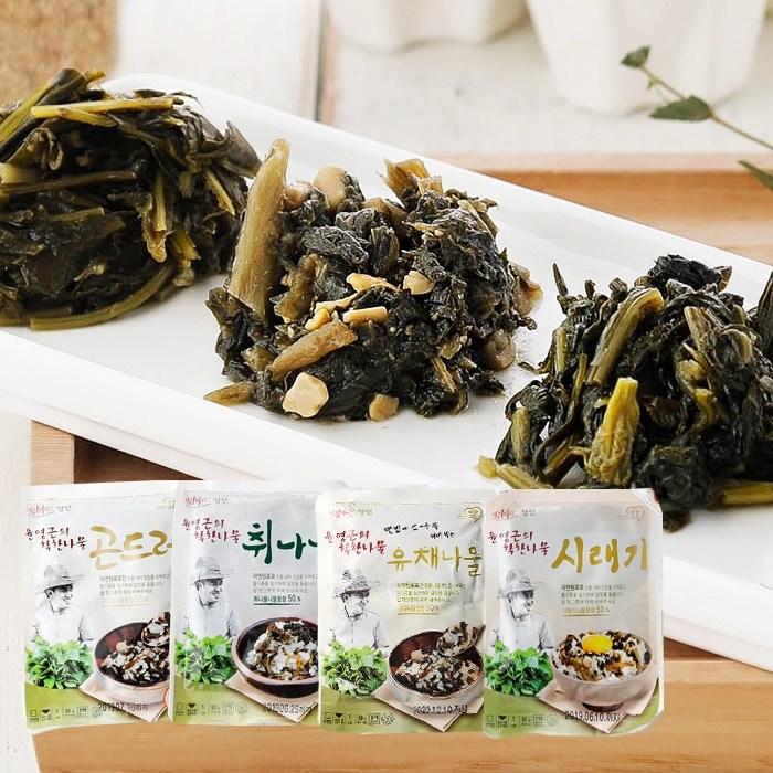 많이 팔린 오버파워푸드 윤영근의 착한나물 곤드레밥 시래기밥 취나물밥 유채나물 80gX4개 (4종X1개씩 혼합), 4팩, 80g 추천합니다 많이 팔린 오버파워푸드 윤영근의 착한나물 곤드레밥 시래기밥 취나물밥 유채나물 80gX4개 (4종X1개씩 혼합), 4팩, 80g 추천합니다