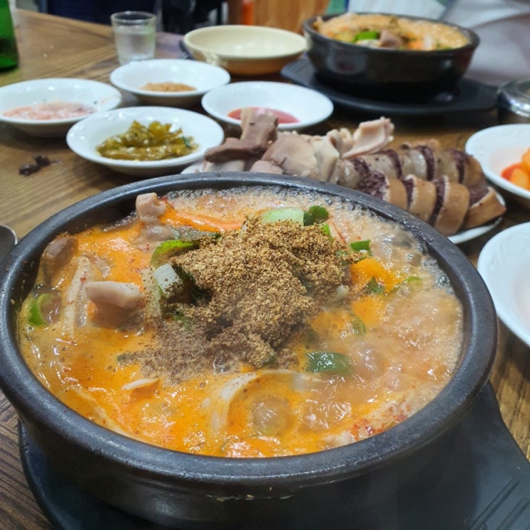  전주/ 너무 유명한 곳인데 나만 몰랐던 금암피순대 (순대 국밥, 막창모듬 추천!!!!!)