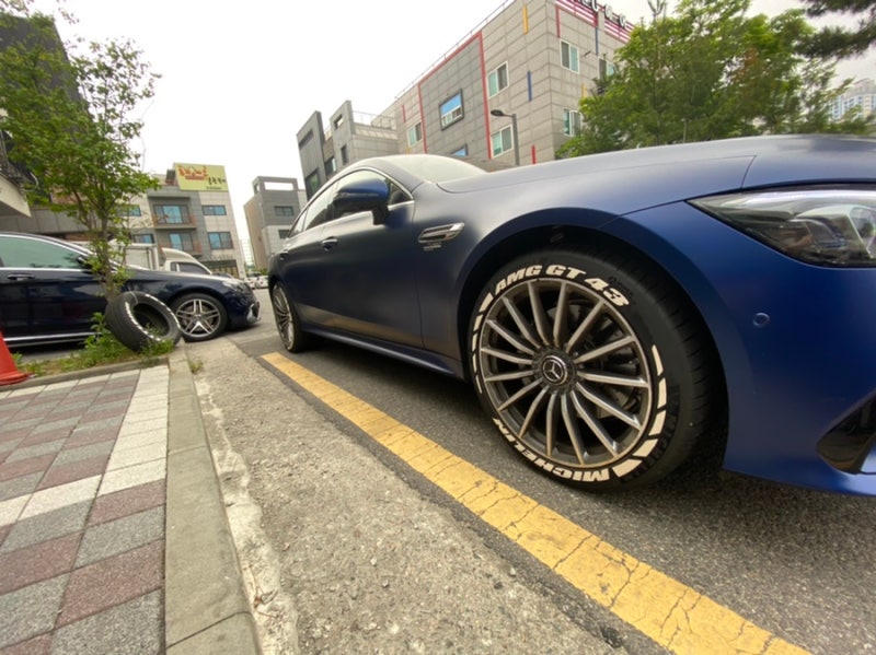 인천 서구 / 휠튜닝 / 휠 레터링 / 벤츠 / AMG GT