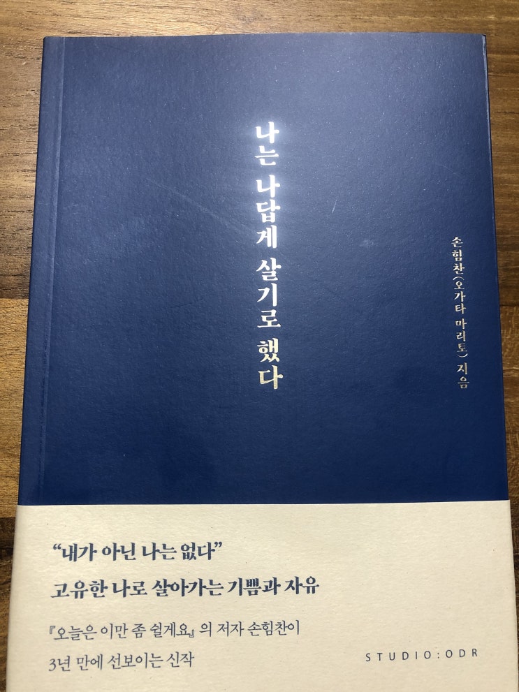 나는 나답게 살기로 했다 - 손힘찬