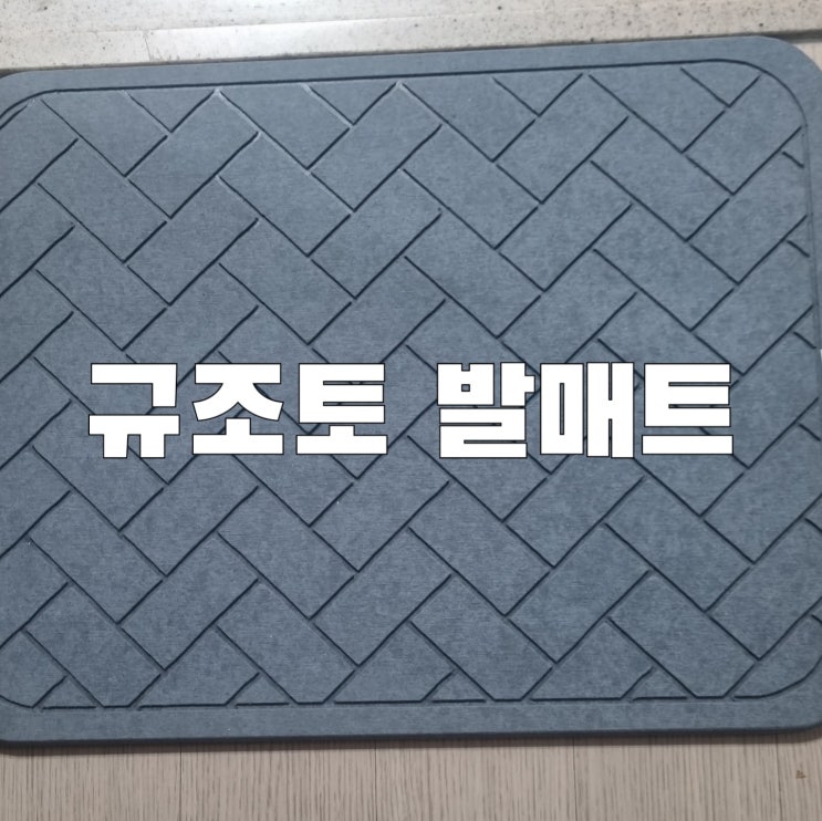  [제품] 규조토 발매트 결혼하는 친구 선물 집들이 선물 추천 발매트 사포