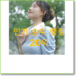 명품 목걸이선풍기 제품 베스트 랭킹 TOP 20위