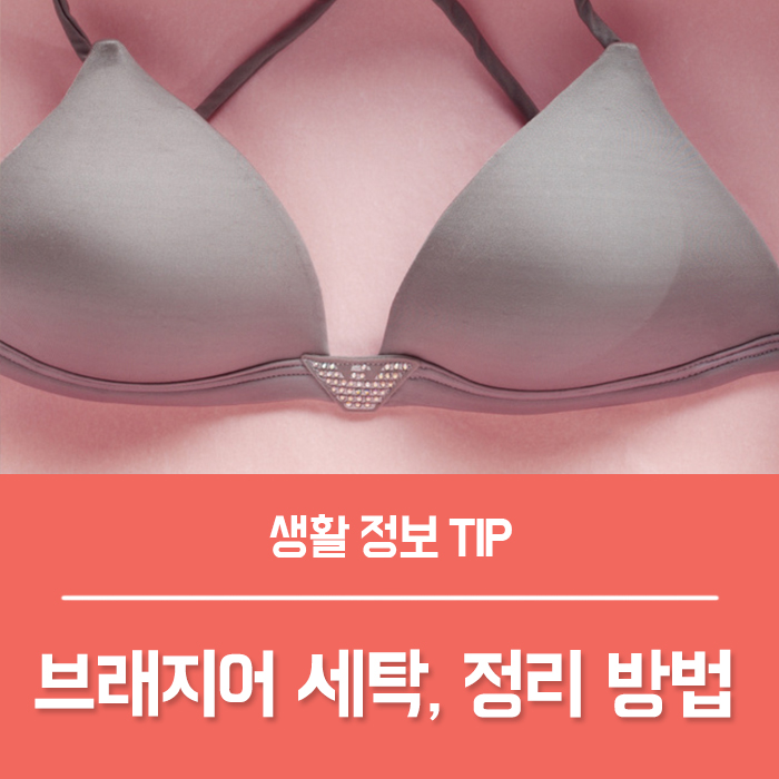  브래지어 세탁, 정리 방법 알려드려요~