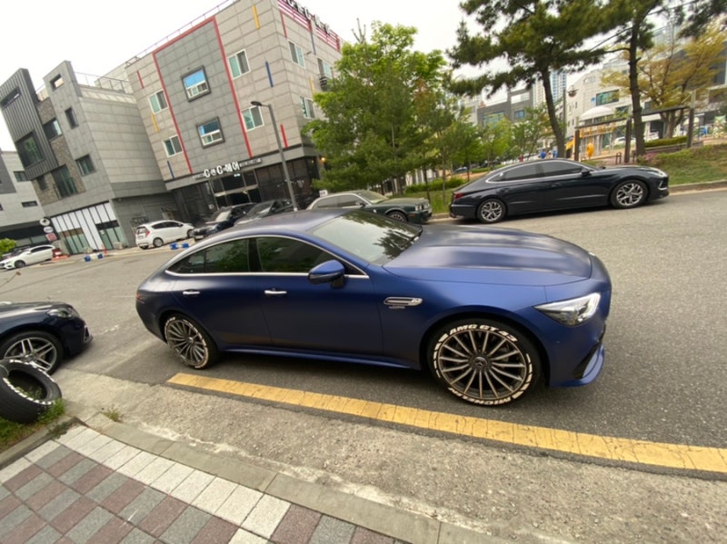 인천 서구 / 휠튜닝 / 휠 레터링 / 벤츠 / AMG GT
