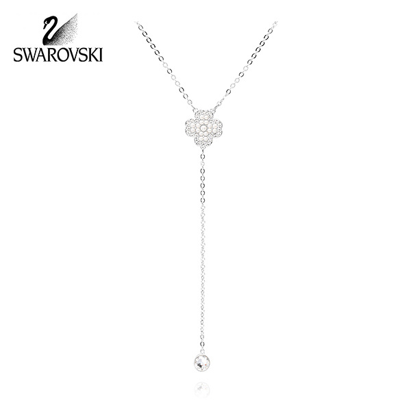 선호도 높은 [스와로브스키 SWAROVSKI] 5409463 DEARY PEARL Y 로듐 플래팅 목걸이 좋아요