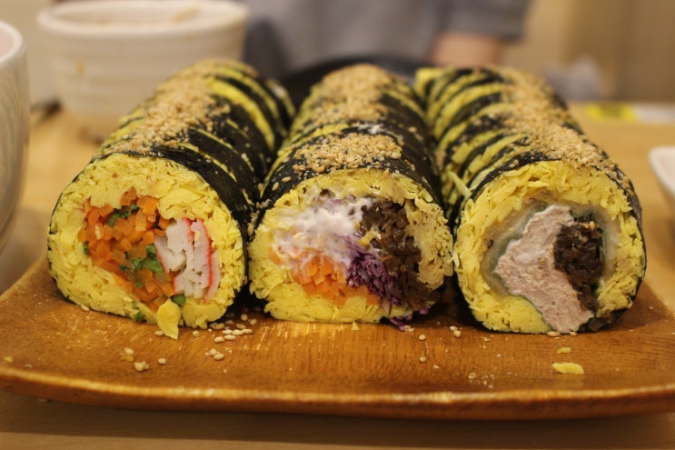 강남역데이트 보슬보슬 키토김밥 꿀밤마늘떡볶이 강남김밥맛집