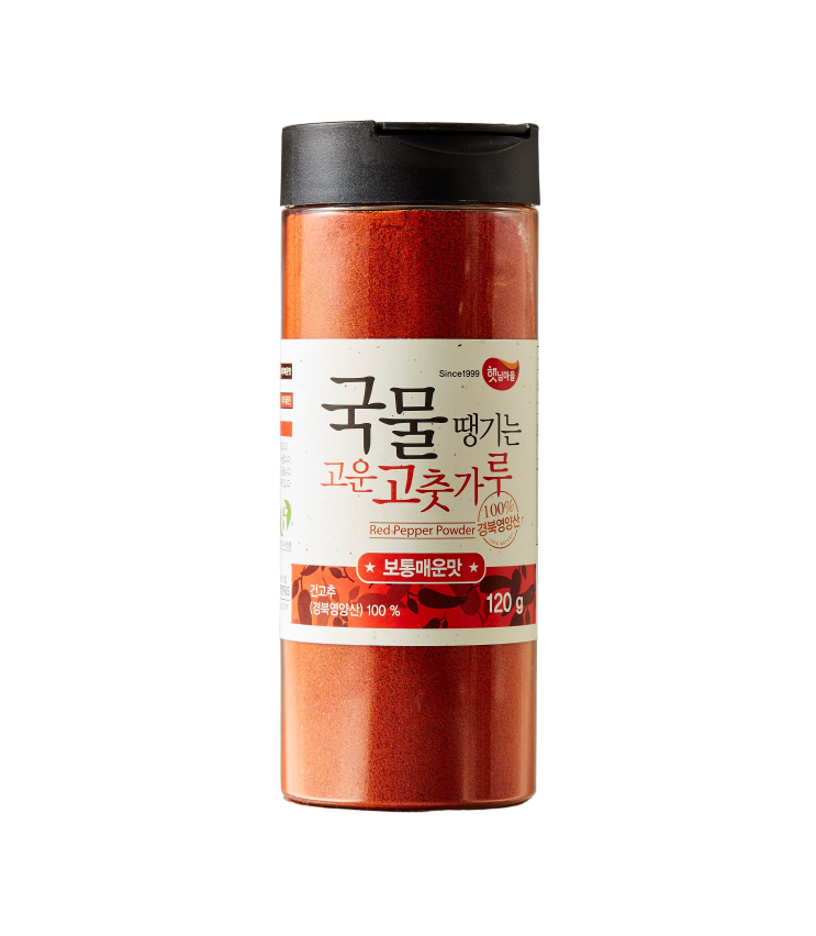 가성비갑 햇님마을 국물땡기는 고운 고춧가루 보통매운맛, 120g, 1개 좋아요 가성비갑 햇님마을 국물땡기는 고운 고춧가루 보통매운맛, 120g, 1개 좋아요