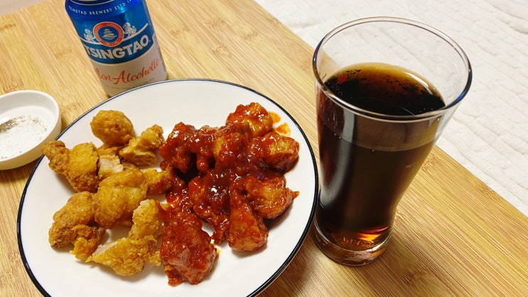  초간단 에어프라이어 치킨 : 빠삭마켓 스파이시 빠삭치킨