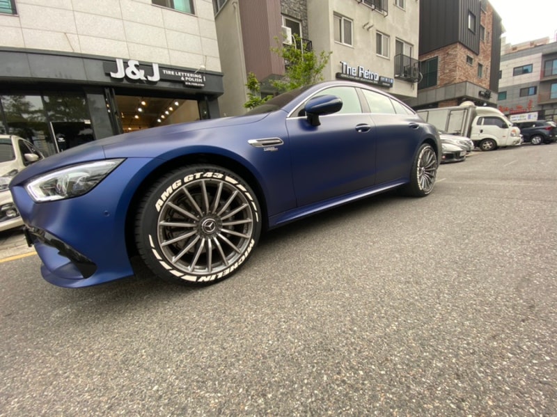 인천 서구 / 휠튜닝 / 휠 레터링 / 벤츠 / AMG GT