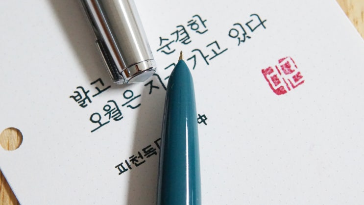  오월은 지금 가고 있다 (영생 601 14K F닙)