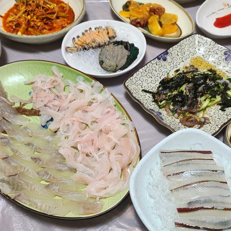 김해 어방동 소양강횟집_ 자연산 제철 회와 물회 맛집/ 룸식당
