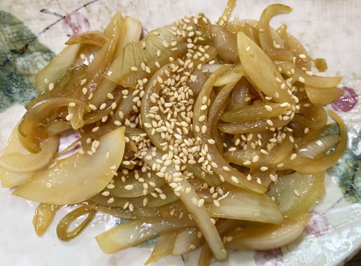  간장양파볶음 밥도둑이 따로 없네