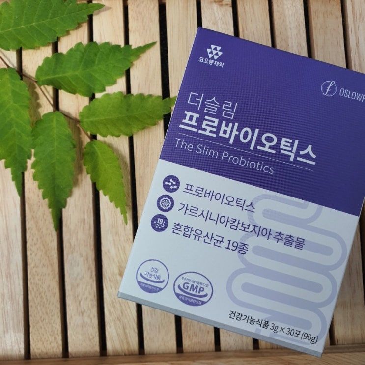  [오슬로푸드]더 슬림 프로바이오틱스로 유산균+체지방감소까지 한번에!!