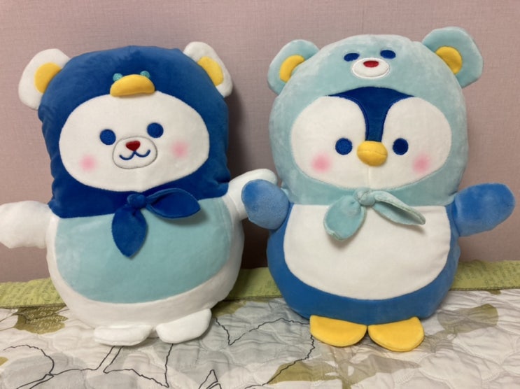  다이소 곰돌이 애착인형(냉감 쿨링 인형), 베베라온 오가닉 유기농 두루