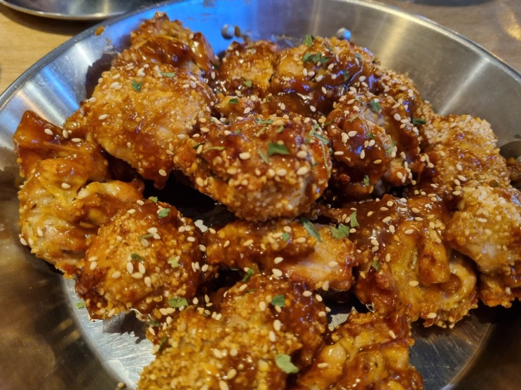  신중동역 맛닭꼬 갈릭 현미베이크 순살 솔직후기
