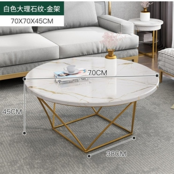 선택고민 해결 모던 대리석 거실 소파 티 인테리어 디자인 골드 테이블, 70x70x45 골드 ··· 선택고민 해결 모던 대리석 거실 소파 티 인테리어 디자인 골드 테이블, 70x70x45 골드 ···